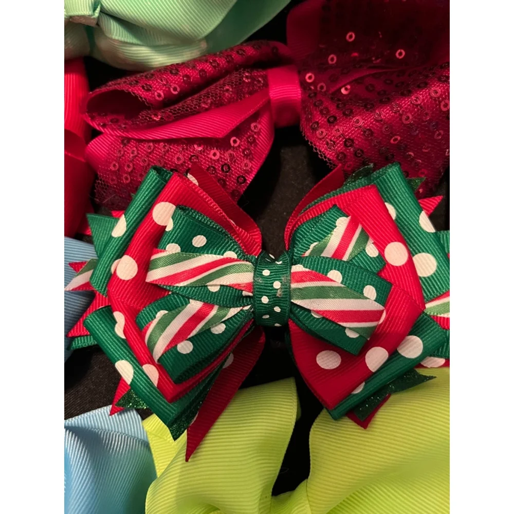 GIRL’S~TIGHTS/BOWS/GLOVES=9 BUNDLE